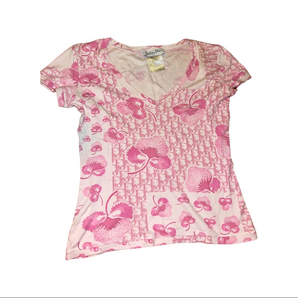 Vintage Christian Dior monogram tshirt